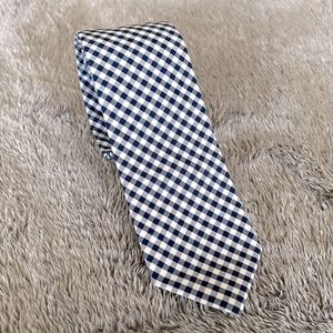 J. Crew Neck Tie in Blue Gingham